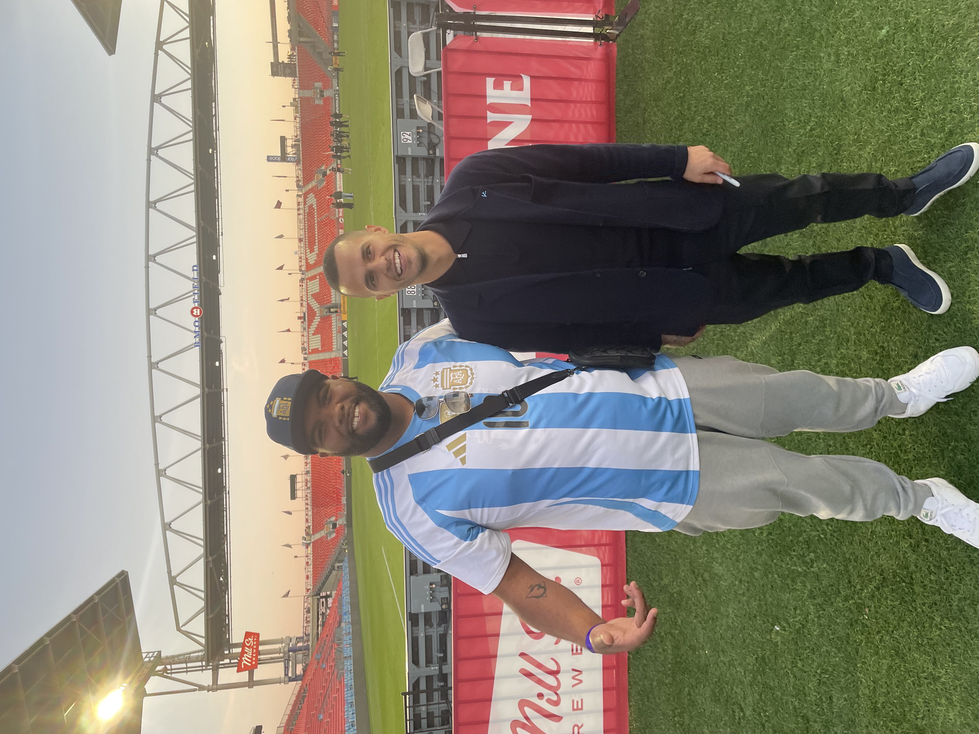 CEO Jahvel Adriano with Sebastian Giovinco
